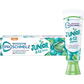 Sensodyne PoSchmelz 주니어 치약 6-12세 75ml, 1개