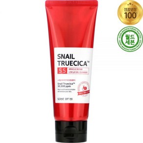 썸바이미 달팽이 스네일 트루시카 미라클 리페어 pH 5.5 약산성 젤 클렌저 100ml Snail Tuecica Miacle Repai Low ph Gel Cleanse, 1개