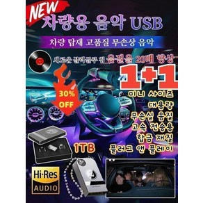 [차량용 음악 USB]고품질 인기곡 USB 탑재 무손상 외장하드 자동차 전용 노래칩 8GB/32GB /64GB, USB 세트*2, 64G(5000곡&200 비디오), 1개