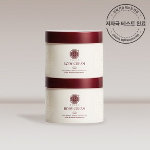 [1+1] 티엘라 퍼퓸 너리싱 바디크림 200ml, 2개, 200g