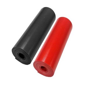 PVC 보트원단 0.9mm/ 보강용/ 100cm x 75cm/ 블랙&레드, 레드