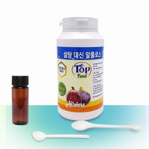 탑푸드(최상의 식품) 제로당 설탕대신 알룰로스 100% 분말 가루 500g 용기 제품 특허청 상표등록, 1개