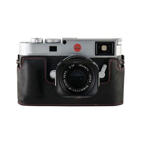 오버베르트 Leica M11 Half Case - Hydophobic/Open Type Black - Red, 1개