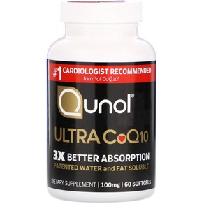 Qunol Ulta CoQ10 100 mg 60 Softgels, 1개, 60정