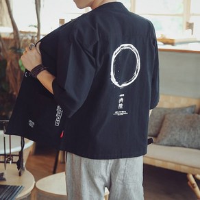7부 남자 유카타 가디건 시원한옷