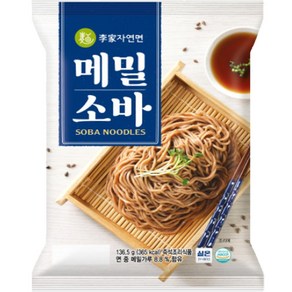 이가자연면 메밀소바 생면 136.5g x 8개 kij*9639gL