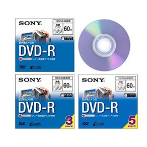 SONY 소니 비디오 카메라 DVD-R (8cm) 1 팩 DMR60A