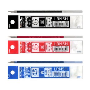 PENTEL 펜텔 에너겔 3색 2색 볼펜 멀티펜 다색펜 리필 LRN5H Energel 리필심 0.5mm 1개입