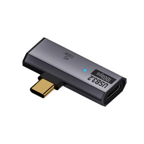 C타입 멀티 젠더 USB3.2 100W PD충전 10Gbps 데이터 전송 오디오 출력 20V 5A 3.35A 2.25A 통화기능 컨버터 듀얼 Type C