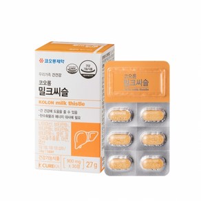 코오롱제약 밀크씨슬 30정, 1개