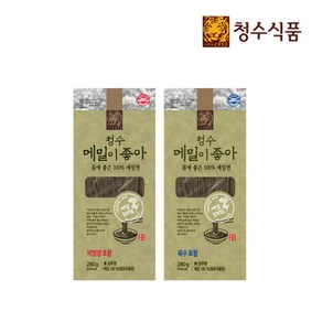 아트박스/청수식품 메밀이 좋아 물냉면 (2인분) + 비빔냉면 (2인분), 280g+280g, 1개, 280g