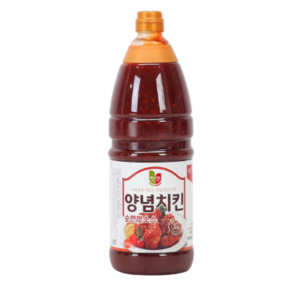 첫맛 양념치킨 순한맛 소스, 2.1kg, 8개