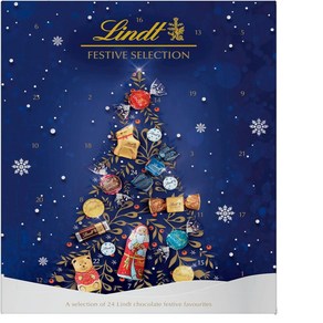 296g 린트 페스티벌 셀렉션 크리스마스 어드벤트 캘린 Lindt advent Calenda, 1개