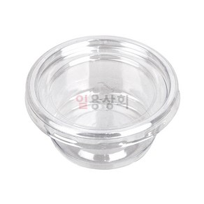 [ILYONG] 소스용기 JD 74파이 4온스 120ml 2000세트 투명 PET, 2000개, 1세트