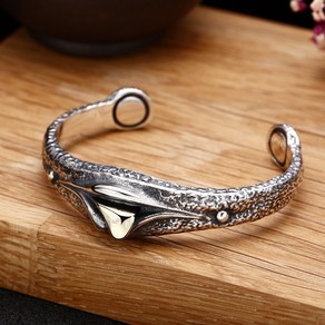 MINISHELL 순은 실버 S925 은 뱅글 BANGLE 팔찌 15mm 선물 황동 입술 메롱