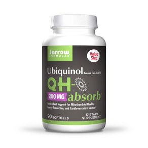 USKORNET QH Absob 200mg 90캡슐 High Absoption Co-Q10 활성 항산화 형태, 90정, 1개