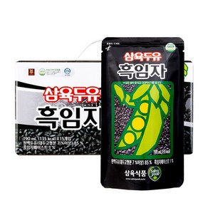 삼육 흑임자두유 190ml x45팩, 45개