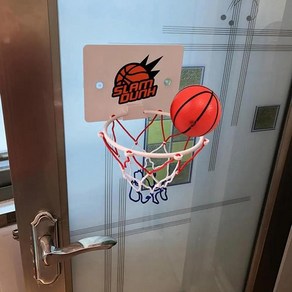 실내 농구 골대 백보드 연습 휴대용 재미있는 미니 후프 가정용 장난감 스탠드 세트 어린이 및 성인용, 1개