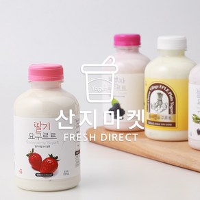 [산지마켓]이플목장 무첨가 천연요구르트 딸기맛, 2개, 500ml