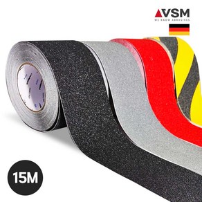 독일 VSM사 미끄럼방지테이프 폭 50mm / 폭 100mm / 길이15m, 폭 100mm 회색, 1개