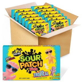 사워패치 키즈 트로피칼 소프트 & 츄이 캔디 12개입x99g SOUR PATCH KIDS Tropical Soft & Chewy Candy