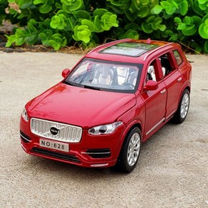 자동차 다이캐스트 1:32 볼보 XC60, 6) XC90 Red, 1개