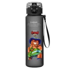 BrawlStars 브롤스타즈 560ml 휴대용 대용량 스포츠 텀블러 스파이크 레온 콜트 8비트 포코 크로우