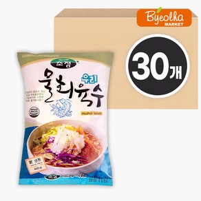 초정 우리 물회육수 400g x30봉 대용량 업소용 식당용 여름 별미 냉면육수 냉짬뽕 양념 물회소스 가정용, 30개