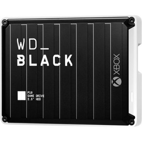 WD BLACK 6TB P10 게임 드라이브 휴대용 외장 하드 플레이스테이션 Xbox 및 PC와 함께 작동 WDBZ7D0060BBK WESN, Black w/ White Tim_2TB  Game