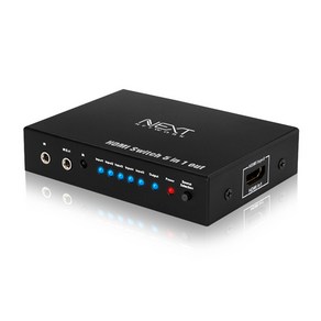 넥스트 5:1 HDMI 모니터 스위치 선택기 NEXT-0501SW4K, 1개