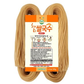 현미촌 당일제조하는 국산쌀 100% 현미쌀국수 현미면 현미국수, 1개, 500g