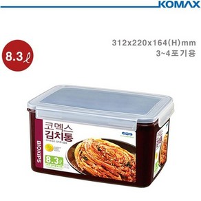 (코멕스) 바이오킵스 김치통 김치용기 8.3L (62호) (W0D92AD), 1개