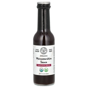 Pue Indian Foods 유기농 우스터 소스 148ml(5fl oz), 3개, 148ml