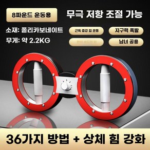 쉐도우복싱 휴대용 복싱 운동 맨몸운동 쉐도우 훈련 기구 실버, C. 레드 8lbs(무한조절)