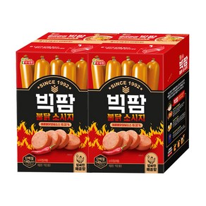 롯데햄 빅팜 불닭 간식 소시지, 1.2kg, 2개