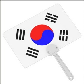 창작용 태극기 부채 만들기(1인용)