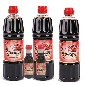 홍일식품 홍게간장 홍게맛장소스 [400ml 증정], 3개, 900ml