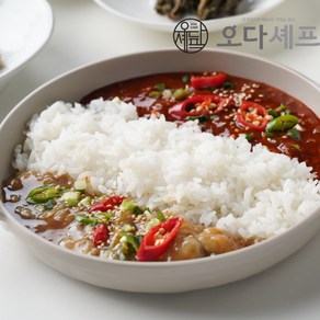 오다셰프 순살 게장 300g 간장 양념 외, 순살 간장게장 300g+순살 양념게장 300g, 2개