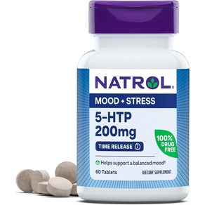 Natol 나트롤 5 하이드록시 트립토판 200mg 칼슘 60캡슐, 60정, 1개