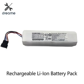 Deame 로봇 진공 청소기 호환용 배터리 D9 F9 L10 Po 5200mAh 리튬 이온 팩 4INR19/66-2, 01 Deame D9, 1개