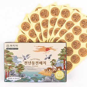 부치카 골드 천년동전패치 총75매 후끈후끈찜질방 프리미엄동전패치