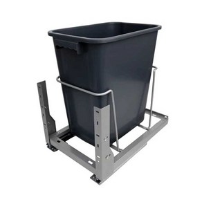 빌트인 분리수거함 인출식 휴지통 2단 하부 쓰레기, 1개, 25L (뚜껑x)