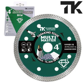 TK 타일 글라인더날 106mm 멀티마스터 다이아몬드 융착 그라인더날 간편한 만능날, 1개