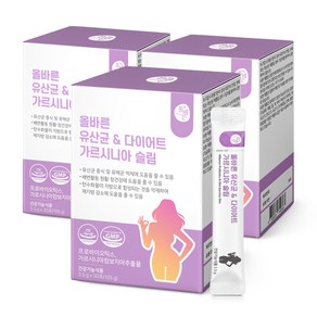 올바른 다이어트 유산균 가르시니아 슬림, 30회분, 105g, 12개