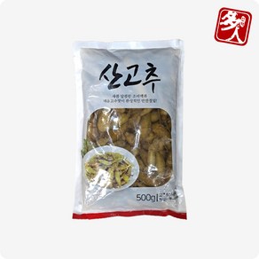 [다인] 신슈 산고추 500g 고형량55% 야산초 고추절임 짱아찌 할라피뇨, [7535-0]신슈산고추500g, 1개