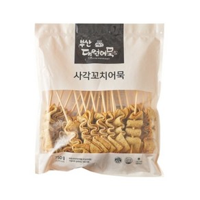 바이오마켓_부산 대원어묵 사각꼬치어묵 750g, 6개