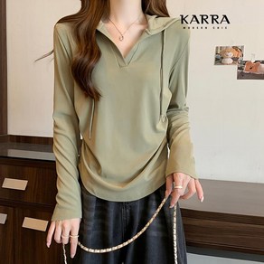 KARRA 사이드셔링후드티셔츠_A4S1112