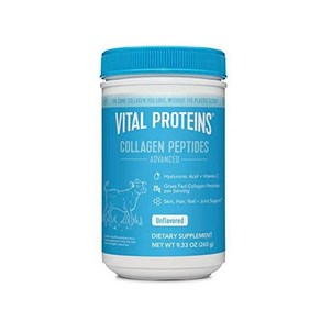 Vital Poteins Collagen Peptides Powde Pomotes Hai Nail Skin Bone and Joint Health Unflavoed 9.3, 1개