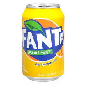 환타 파인애플 355ml (업소용), 24개