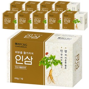 동산 C&G 동산인삼비누, 100g, 10개